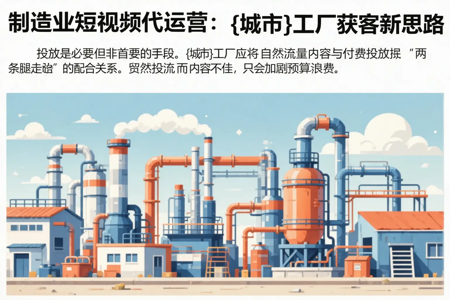 制造业短视频代运营:江南工厂获客新思路